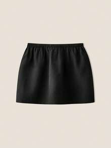 Muvela Váy ngắn nữ có tua rua, trang trí thắt eo đính hạt, váy thường ngày, trang phục mùa hè - màu đen - Xem 5