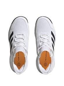 Adidas Adizero Ubersonic 4 Kids Shoes Cloud White / Core Black / Solar Gold HP9700 - White - View 3
