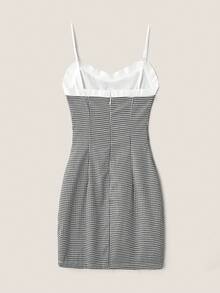 Muvela Vestido mini para mujer, minimalista y de moda, adecuado para atuendos de verano para mujeres