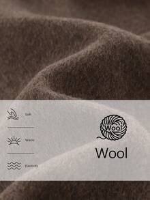 Aalyst 女士连帽系带宽松羊毛混纺长袍，优雅百搭，适合派对、万圣节、圣诞节、新年、感恩节、冬季等场合。 - 卡其色 - 查看 7