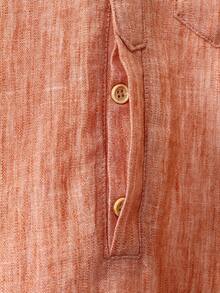 Áo choàng dài tay truyền thống chất lượng cao cho bé trai, cổ đứng, nửa mở phía trước, có túi, thiết kế xẻ tà, kiểu Ả Rập, trang phục Hồi giáo, Kaftan, trang phục Ả Rập Xê Út, áo choàng trang trọng, phù hợp cho mọi mùa, tiệc tùng, kỳ nghỉ, lễ rửa tội, sinh nhật, kỷ niệm, đám cưới. Bộ đồ màu cam cháy cho bé trai, bộ đồ vải lanh, áo sơ mi màu cam cho bé trai, váy Ả Rập cho bé trai, quần áo bé trai. - trái cam - Xem 5