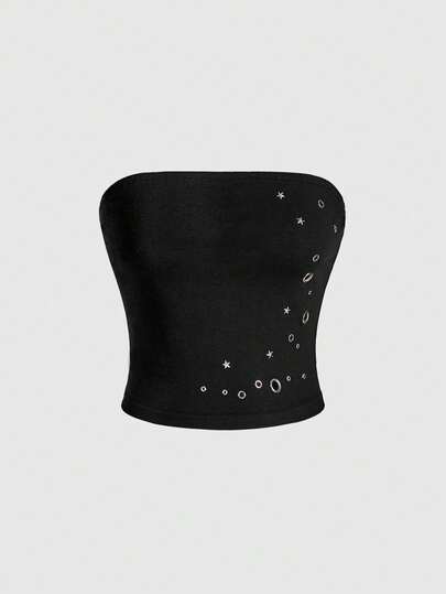 Grunge Punk توب قصير للنساء من طراز Y2K