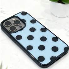 1 件装时尚可爱波点亮面软壳手机壳，兼容 17 Air 16 15 14 13 12 11 Pro Max 16 15 14 Plus，简约创意防震后盖，秋季装饰，圣诞节装饰，男孩背包，万圣节，书包。透明背包，学校，万圣节服装。 - 彩色 - 查看 8