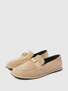 Sleekvia Women's Fashionable Versatile Casual Minimalist Flats For Christmas - Apricot - View 10