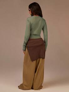 Athîral Cardigan casual simplu pentru femei, în culori solide, cu nasturi