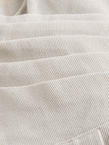 SHEIN MOD Mono de mujer con cuello en V, unicolor, volantes y envolvente (con cinturón)