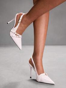 CUCCOO SZL Zapatos de tacón de punta elegantes para mujeres para ir al trabajo - Chantilly - Ver 5
