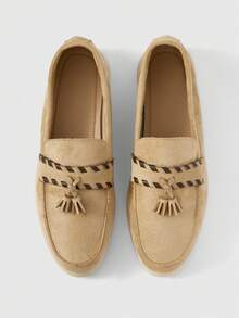 Sleekvia Women's Casual Comfortable Loafers For Christmas - Khaki - View 2