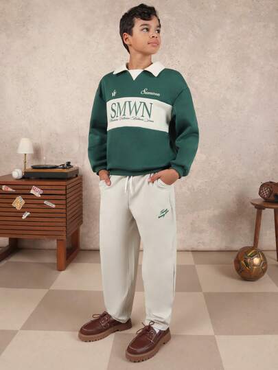  SUMWON Pleated Pull On Wide Leg Barrel Pants With Elastic Waistband And Side Pockets For Comfortable Everyday Wear Vacation