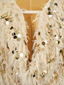 Mistrie 2pcs Women Sequin Sexy Party Crop Top And High Slit Mini Skirt Set , Sequin;Sequin Skirt  Sequin Dress , Sparkly Dress, Shiny Dress, Sequin Dress For Women , Glitter Dress , Sequin , Sequin Skirt Women,