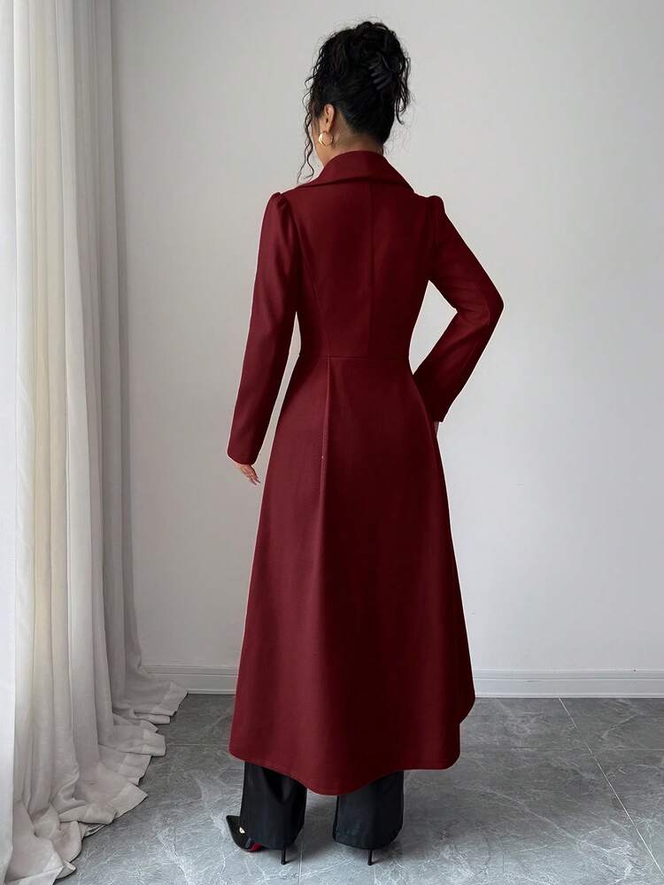 chinese dress ladies Red Wool Evil Queen Coat – DraculaClothing