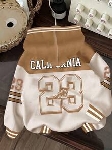 CALIFORNIA, Lässiger, locker sitzender, bequemer Strick-Kapuzenpullover für Kleine Jungen, geeignet für Herbst/Winter