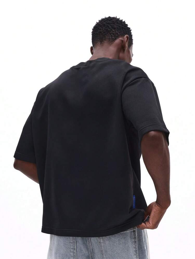 Crew Neck Tee With Small Logo