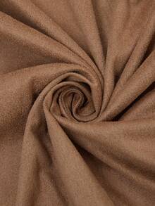 Editum 女士休闲撞色V领长袖中长连衣裙 - 彩色 - 查看 8