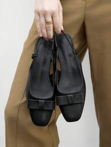 CUCCOO BIZCHIC Women's Versatile Casual Flats For Christmas - Black - View 1