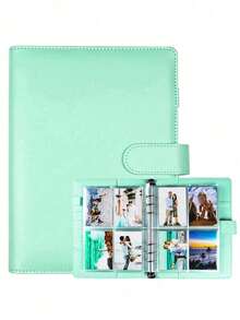 1Set Premium Multi-Functional A5 Photo Card Binder, Sleek Album Design, Compact And Durable Organizer, PU Leather Binder Notebook Cover Loose-Leaf Organizer For Daily Planning And Note-Taking, Office Supplies - Multicolor - View 10