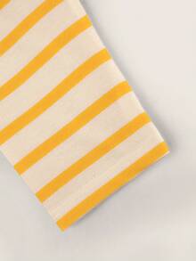 Resyla Plus Size Women Casual Striped Sausage Dog Embroidery Sweatshirt, Autumn/Winter