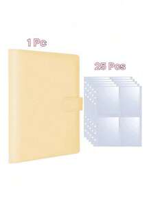 1Set Premium Multi-Functional A5 Photo Card Binder, Sleek Album Design, Compact And Durable Organizer, PU Leather Binder Notebook Cover Loose-Leaf Organizer For Daily Planning And Note-Taking, Office Supplies - Multicolor - View 14