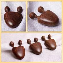 1/2pcs Sandalwood Full Body Acupressure Massager, Face Massage Chin Lifting Tool, Scalp Meridian Comb, Facial Care Massage Device, Head & Eye Relaxation Massage Therapy Tool,Hair,Hair Tools,Hair Care,School,Back To School,Travel,Travel Essentials,Home Essentials,Spa,Massage Tool,Massage,Massager,Spa - Multicolor - View 4