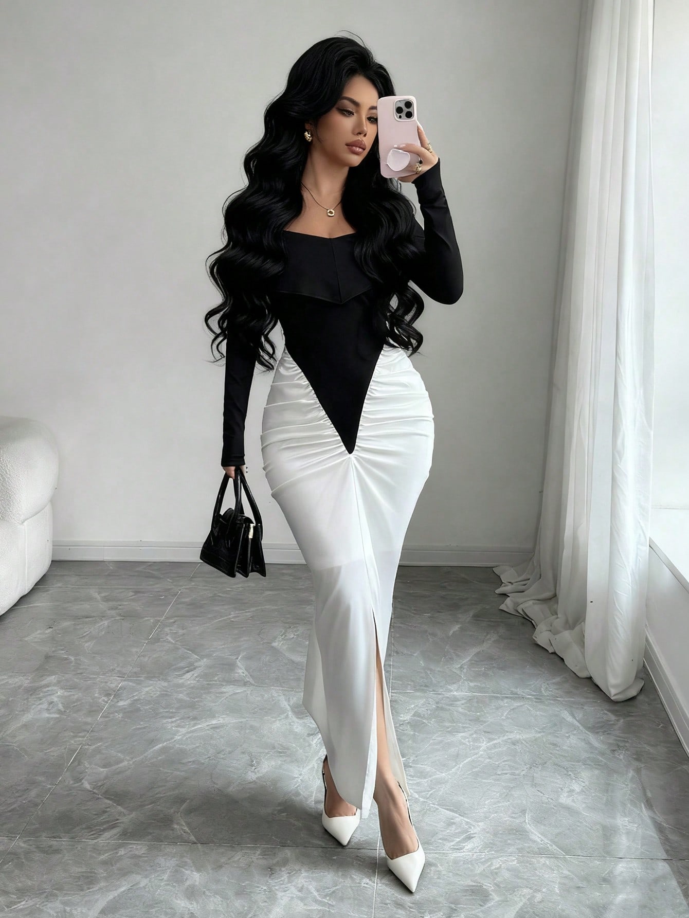 Rafferiza فستان أنيق للحفلات للنساء بتصميم الكتف ا...