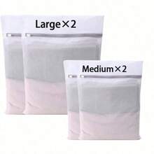 Bộ túi giặt lưới 5 món, thích hợp cho quần áo mỏng manh, áo ngực, tất, đồ lót, quần áo trẻ em và túi đựng đồ khi đi du lịch. - Nhiều màu - Xem 22