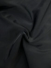 Manfinity Swimmode Quần bơi in chữ chắp vá màu tương phản dành cho nam - màu đen - Xem 6