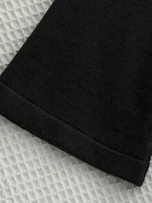 SHEIN Baby Girl Casual Heart Pattern Knit Sweater And Pants Set, Autumn/Winter Baby Set Autumn Winter Season Baby Girl Heart Outfit Baby Girl Sweaters Set Two Piece Winter Outfits For Toddler Girl Toddler Outfit Sets - Khaki - View 6