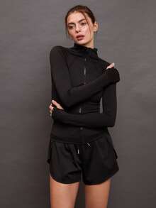 Activina Zip Up Solid Sports Jacket