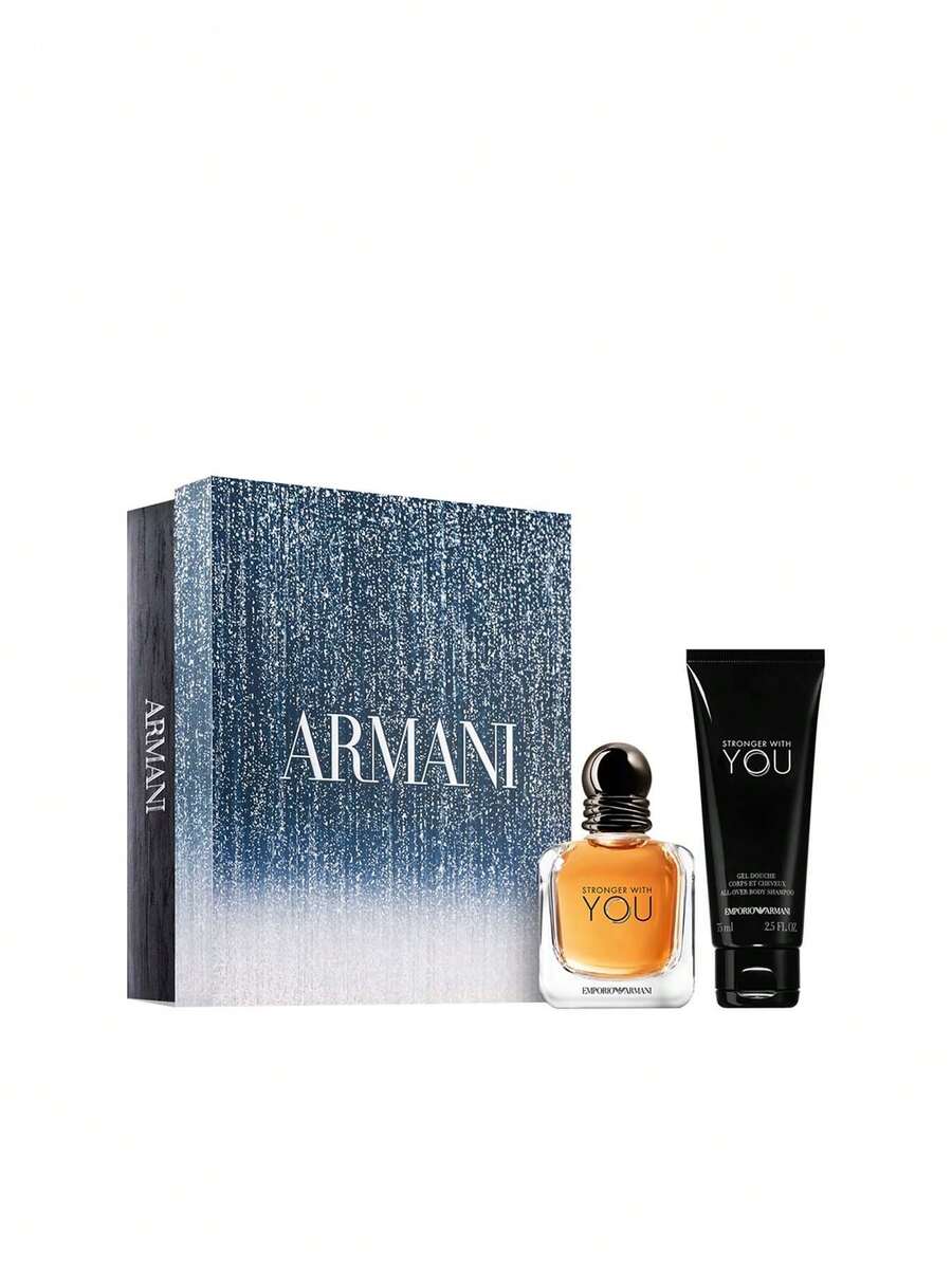 Armani Stronger With You Eau De Toilette 50 ml Gift Set - 藍色 - 查看 1