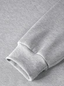 Chillumni 两件套“放松一下，老兄！”“放松自在”卡通男童休闲印花保暖连帽卫衣和慢跑裤套装，休闲经典灰色连帽衫和抽绳裤套装，时尚秋季装扮