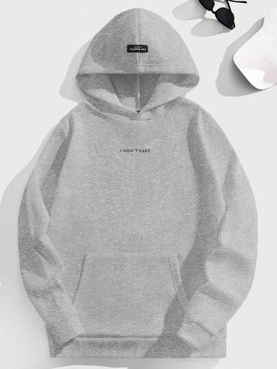 EASEVO 加大码男士休闲日常连帽卫衣