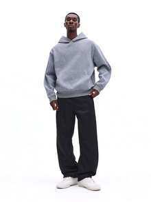 Quần jogger dáng rộng thoải mái SUMWON, cạp chun có dây rút, thích hợp mặc hàng ngày, ấm áp và dễ chịu trong mùa đông. - màu đen - Xem 5