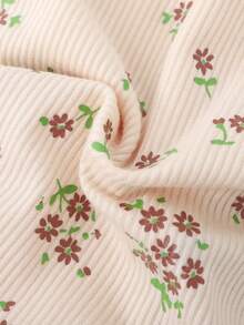 5pcs/Pack Ditsy Floral Comfortable Briefs For Teens