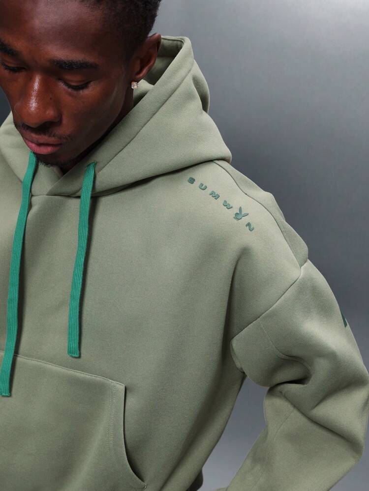 PLAYBOY X SUMWON Oversized Hoodie With Centre Pocket