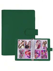 1Set Premium Multi-Functional A5 Photo Card Binder, Sleek Album Design, Compact And Durable Organizer, PU Leather Binder Notebook Cover Loose-Leaf Organizer For Daily Planning And Note-Taking, Office Supplies - Multicolor - View 7