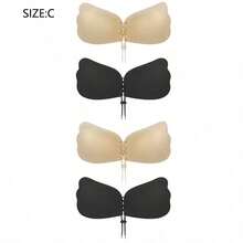 1Pc/4Pcs Sticky Bra, Backless Strapless Bra Push Up, Adhesive Invisible Lift Up Bras - Multicolor - View 19