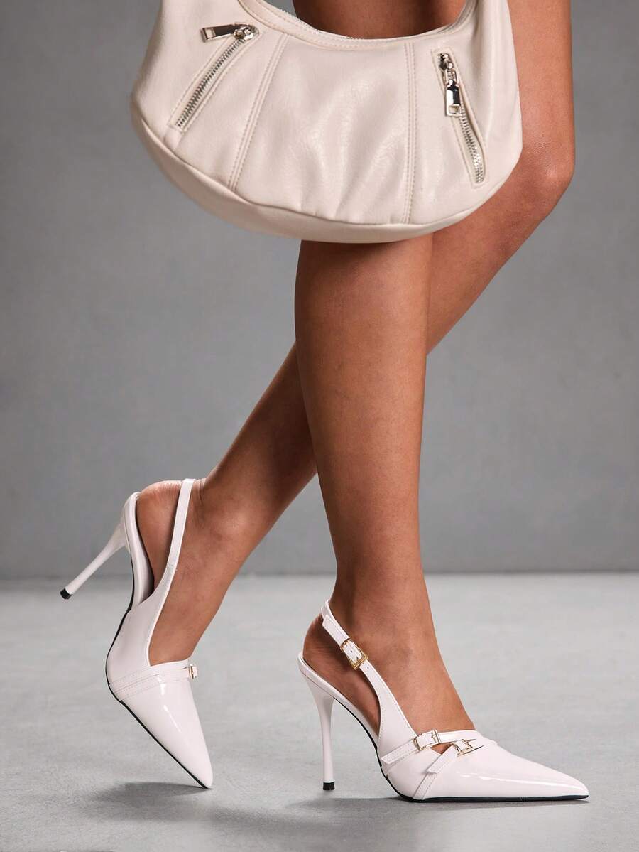 CUCCOO SZL Zapatos de tacón de punta elegantes para mujeres para ir al trabajo - Chantilly - Ver 1