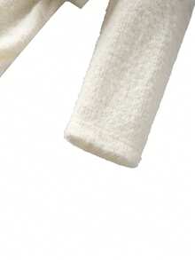 SHEIN Tall CURVE Váy ôm sát tay dài thời trang gợi cảm dành cho nữ, Váy dự tiệc đường phố thường ngày, Váy ôm sát hở vai, Trang phục mùa thu của nữ, Trang phục mùa thu, Thời trang mùa thu của nữ, Tiệc tùng, Thanh lịch, Thường ngày, Thường ngày sành điệu, Thường ngày, Đa năng, Đô thị - Kem - Xem 3