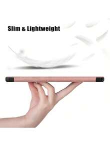 适用于 Tab P12 (12.7 英寸) 2023/ Idea Tab Pro 12.7 英寸 2025/ Tab M8 Gen 4 (8 英寸 MTK) / Tab M9/ Tab K11 Plus 11.45 英寸/ Tab P11 Gen 2 11.5 英寸的 PU 皮革硬质 PC 保护套 - 玫瑰金 - 查看 9
