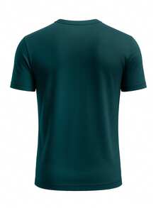 Emporio Armani Men's T-Shirt 2 Pack Green Navy Blue - Navy Blue and Dark Green - View 6
