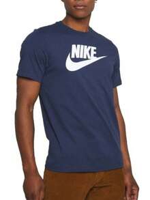 Nike Icon Futura Men's T-Shirt Navy Blue
