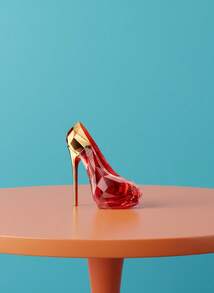 Joivida 1 Piece Of Women's Elegant High-Heeled Shoes Air Freshener - Gold Slim Design, Lasting Fragrance, Birthday/Valentine's Day/Party Gift For Her - Red Gold Gradient Bottle Luxury Fragrance, Exquisite Design, High-End Fragrance, For Friends And Lovers - Perfect Christmas And Valentine's Day Gift - Multicolor - View 8