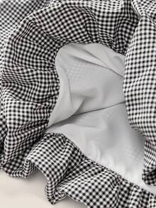 Muvela Women's Plaid Bubble Sleeveless Mini Dress For Summer - Multicolor - View 5