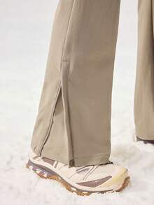 OutZeal Women PFC-Free Water-Resistant Stretchy Nylon Elastic Waistband Outdoor Pants Hiking Camping Fall - Khaki - View 8