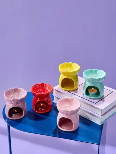 Joivida 1 Stück Keramik Kerzenöfen und Duftölverteiler, geeignet für Heimdekoration und Geschenke, verleihen Schlafzimmern und Wohnzimmern eine warme Weihnachts- und Familienatmosphäre. Duftzerstäuber