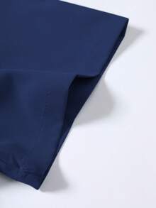 Manfinity Homme 男士撞色猫咪印花短袖衬衫 蓝黑白三色衬衫 男士卡通衬衫 男士猫咪衬衫 男士衬衫 设计师衬衫 日常休闲、周末旅行、户外活动、探险旅行、轻松的工作环境或半正式场合、送给男友/丈夫的礼物、周年纪念/生日礼物、派对、圣诞节、新年 - 藏蓝色 - 查看 3