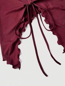 SHEIN MOD Multi-Piece Bustier Top With Side Tied Waist Pleats,Retro Printed Tube Top, Spring Top, Going Out Top,Sexy Tops,Prom Top,Cute Tops, Strapless Tops, 4 Packs Tube Tops, Party, Casual,Country Concert,Valentine's Day, Summer For Women - Multicolor - View 4