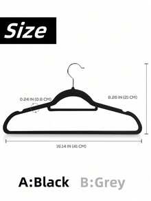 10pcs Luxury Flocked Anti Slip Hanger, Ultra-Thin And Space Saving - Heavy-Duty Rotating Hook Suitable For Clothing, Suits, Tops, Ties, Shirts, Skirts, And Pants Organization , Basics Valentine's Day, Valentines Wedding - Multicolor - View 17