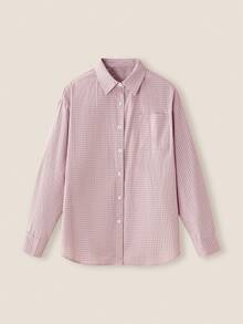 SHEIN Unity Women's Striped Long Sleeve Shirt, Fashionable For Summer - Multicolor - View 1