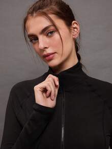 Activina Zipper Front Crop Sports Jacket